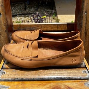Born Malena loafers, tan